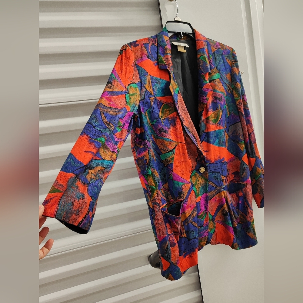 Colorful Abstract Blazer